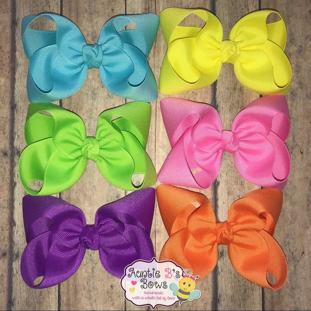 NEW Boutique Style Hair Bow Set